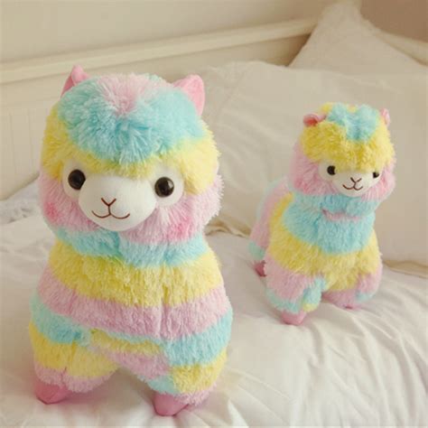 Kawaii Alpaca Plush Cute Rainbow Alpaca Plush Toy Juwas