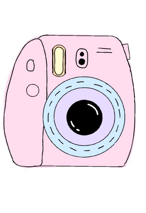Instax Pink Camera Photography Sticker By Tumblrarts Pink Camera