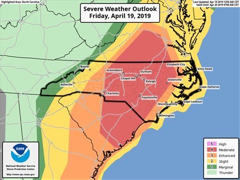 Dangerous Travel Day Across Nc Today As Moderate Risk For Severe Storms