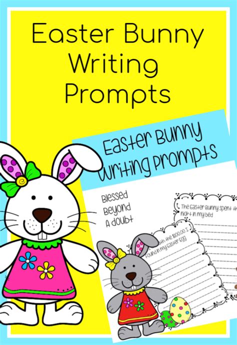 15 easter writing prompts to get your kids writing. Free Easter Writing Prompts - Bunny edition | Easter ...