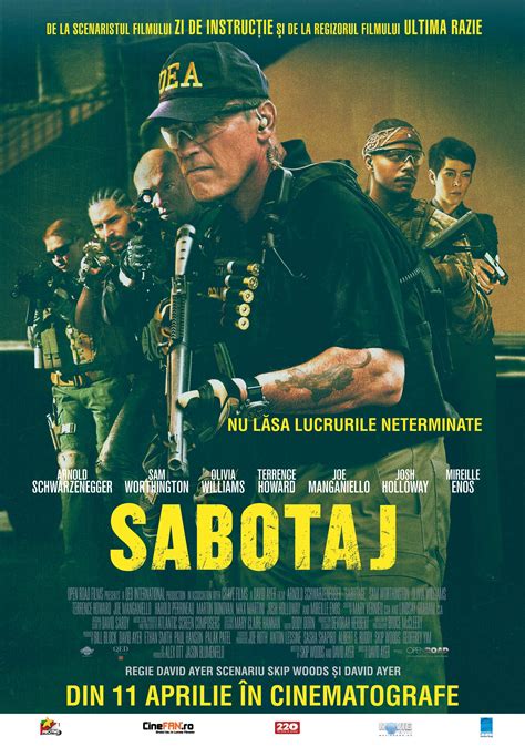 Sabotage Poster oficial românesc MovieNews ro