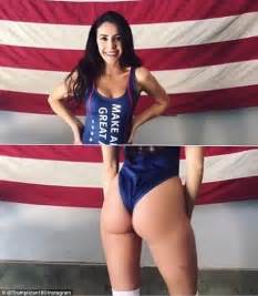 Trump Campaign Poster Made Into A Swimsuit For Women Daily Mail Online