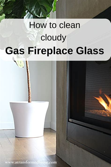 Never clean the fireplace glass directly after you have used the fireplace. How to clean gas fireplace glass | Glass fireplace, Gas ...
