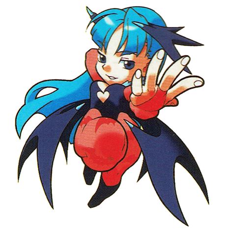 the video game art archive artwork of morrigan from capcom unity s pocket character art