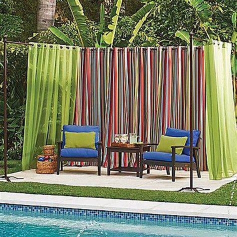 Pin By Georgia On Things I Love Outdoor Curtain Rods Outdoor Curtains Garden Privacy