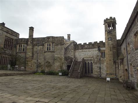 Haddon Hall Lower Courtyard Arriving At Haddon Hall In Flickr
