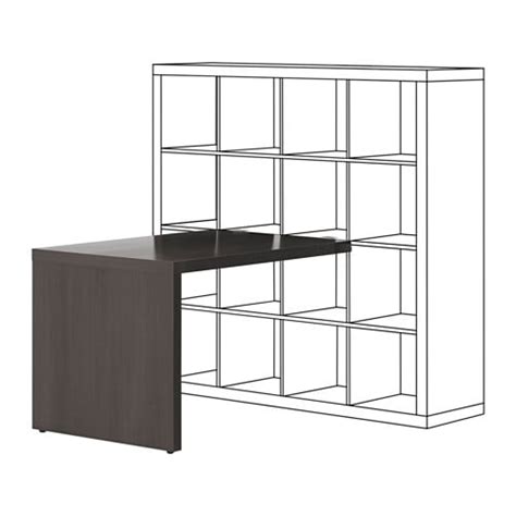 Ikea schreibtisch weiss expedit /kallax. KALLAX Schreibtisch - schwarzbraun - IKEA