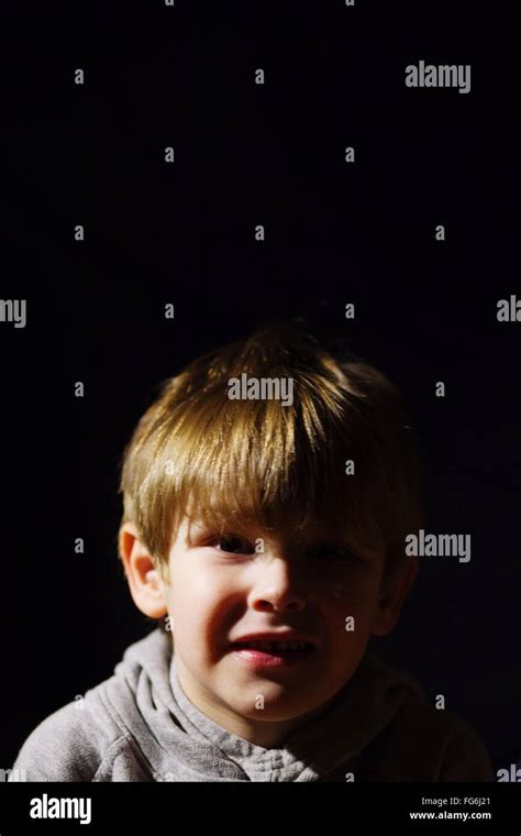 Portrait Of Boy Smiling Black Hair Hi Res Stock Photography And Images