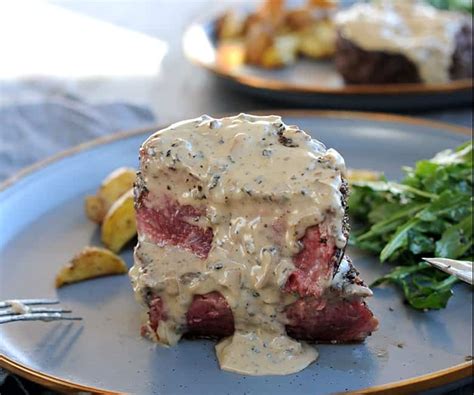 Grilled Filet Mignon With Peppercorn Sauce Girls Can Grill