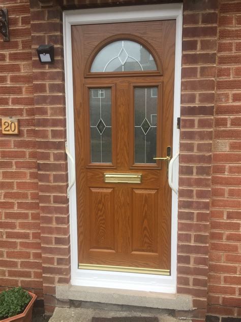 Slate grey composite front door with side panel, marlow location: New Light Oak Composite Door | Cheltenham & Gloucester ...