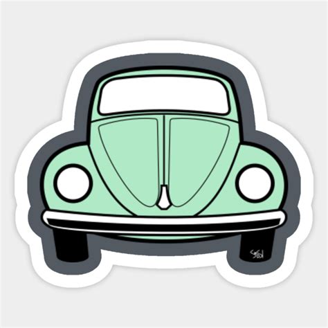 Volkswagen Beetle Vw Sticker Teepublic