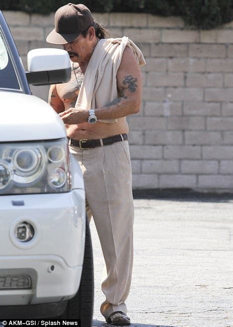 Ex Con Danny Trejo Strips Off To Show Tattoos After Top End Lunch At