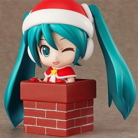 Hatsune Miku Nendoroid Action Figure Natal Christmas Santa R 13000