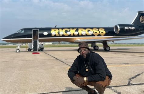 Rick Ross Flaunts His New Passenger Jet Blacgoss