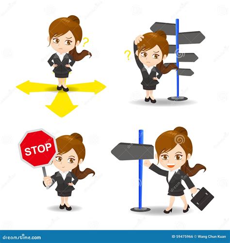 Directions And Confusion Stock Photo CartoonDealer Com 21612762