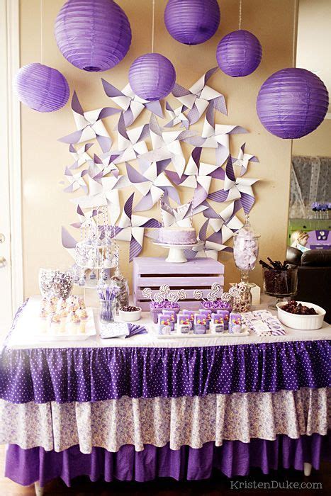 Wedding event designer/floral class/international event designer/karentran. Pretty Purple Party | Baby shower purple, Birthday parties ...