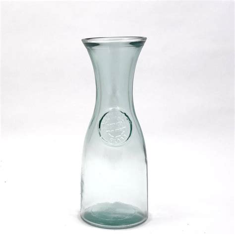 Recycled Glass Drink Set Bottle Carafe Six Glasses By The Recycled Glassware Co