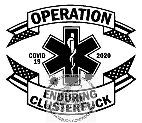 Operation Clusterfuck Design Svg Dxf Png Download Cricut Laser Etsy