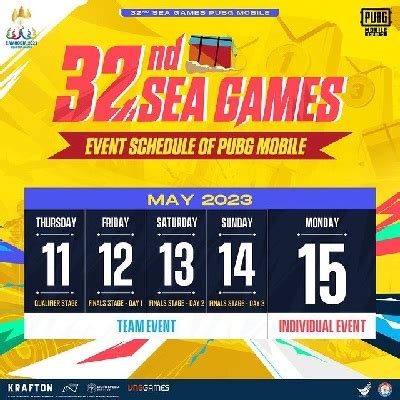 Jadwal Pubg Mobile Solo Sea Games Roster Format Dan Link Nonton Dunia Games