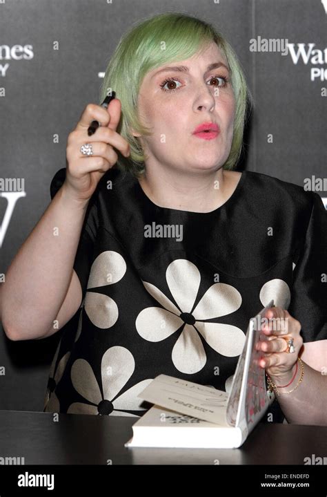 Lena Dunham Launches Her New Book Not That Kind Of Girl At Waterstones Piccadilly London