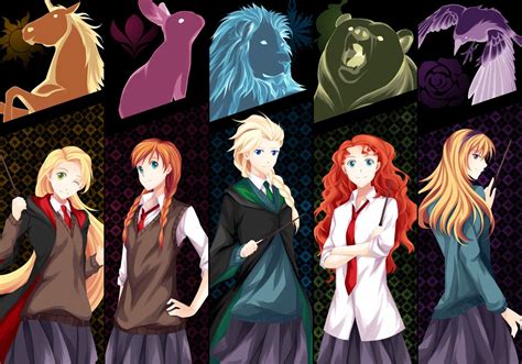 Hogwarts AU | Disney drawings, Disney hogwarts, Disney fan art