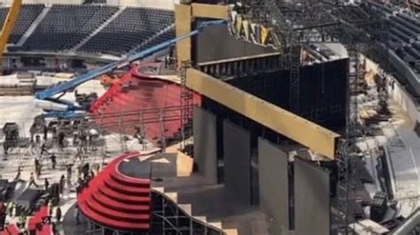 Wwe Wrestlemania 39 Stage And Set Construction Images Leaked Onto