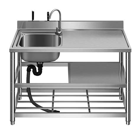 Buy LQY Commercial Kitchen Sink Bar Prep Sink Stainless Steel Utility