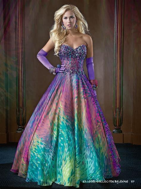 5luxury Rainbow Formal Dresses Thestolpskott