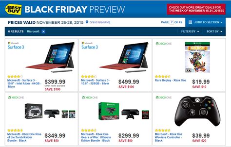 Bestbuy Black Friday Deals Revealed Includes Great Offers On Surface