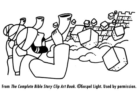Battle Of Jericho Coloring Page - Coloring Home