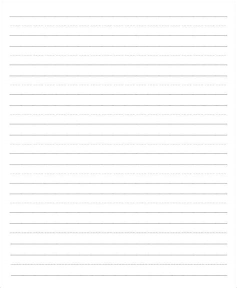 14 Lined Paper Templates In Pdf