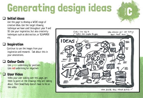 aqa gcse design technology nea example teaching resources gambaran