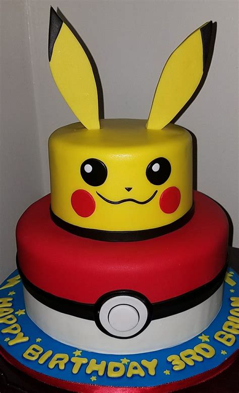 Pokemon go number 8 images: Pokemon Pikachu Cake by www.thegoodiebagny.com | Pokemon ...