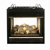 Two-sided Ventless Propane Fireplace Photos
