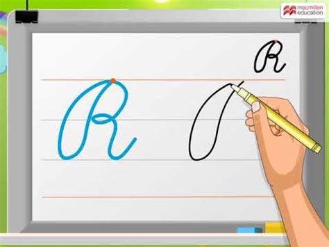 These cursive practice sheets are perfect for teaching kids to form cursive letters, extra practice for kids who have messy handwriting, handwriting learning centers, practicing difficult letters, like cursive f or cursive z. Cursive Writing | Capital Letter 'R' | Macmillan Education ...