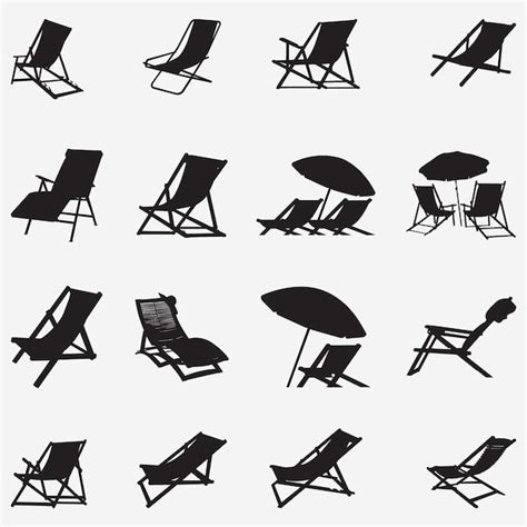 Premium Vector Beach Chair Vector Design