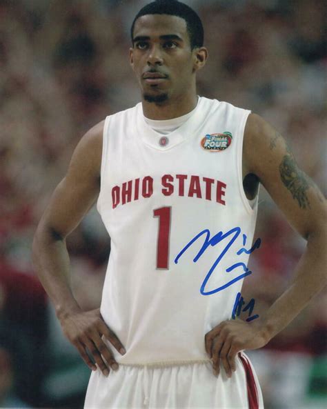 Mike Conley Jr Signed Autograph X Photo Ohio State Buckeyes Star