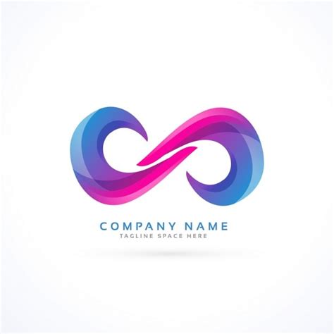 Logo With An Abstract Infinity Vector Free Download