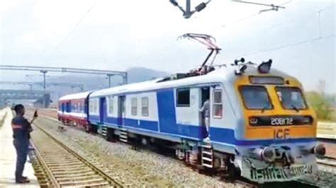 Indian Railways Conducts Successful Trial Run Of Electric Train In