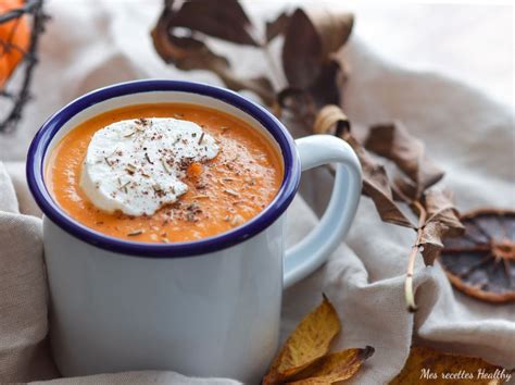 Soupe de butternut et patate douce Recette