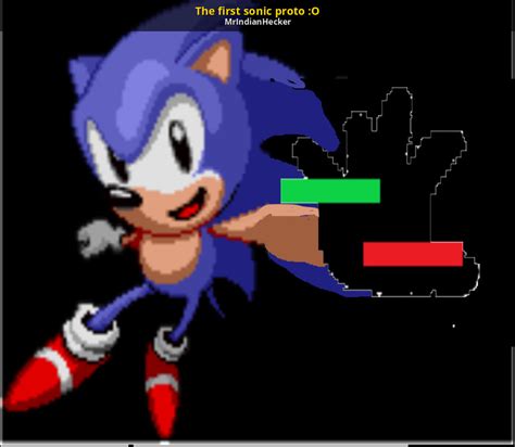 The First Sonic Proto O Sonic The Hedgehog Forever Mods