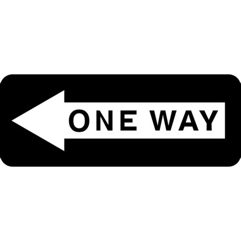 One Way Street Signal Free Arrows Icons