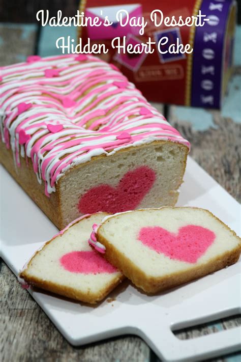 Valentines Day Dessert Hidden Heart Cake Recipe Valentines Day Cakes Desserts Valentines