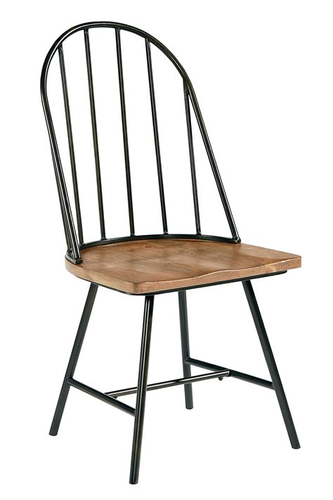 Osp home furnishings bryce dining chair in black finish. Magnolia Home - Windsor Metal and Wood Hoop Chair ST ...