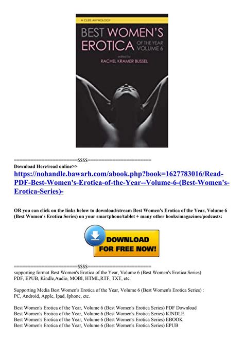Read PDF Best Women S Erotica Of The Year Volume Best Women S Erotica Series By Rarae Issuu