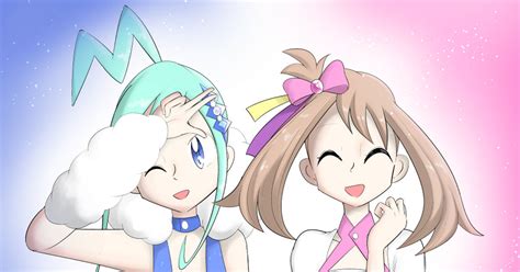 Pokémon May Trainer Lisia Trainer Oras Pixiv