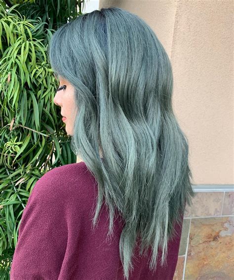Ash Green Hair Inspirations Hera Hair Beauty