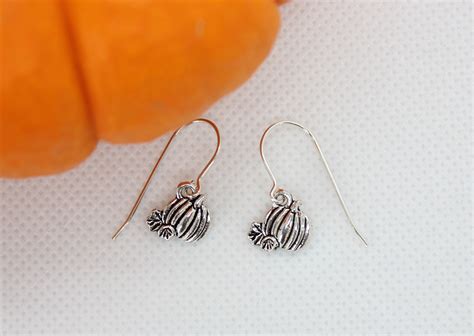 Pumpkin Earrings Fall Jewelry Autumn Jewelry Harvest Earrings