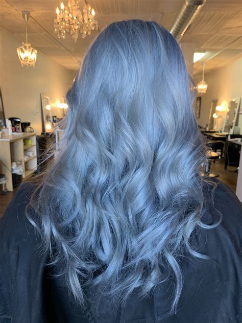 Silver Blue Hair Ideias De Cabelo Cabelo Colorido Inspiração Cabelo