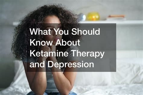 What You Should Know About Ketamine Therapy And Depression Swim Training